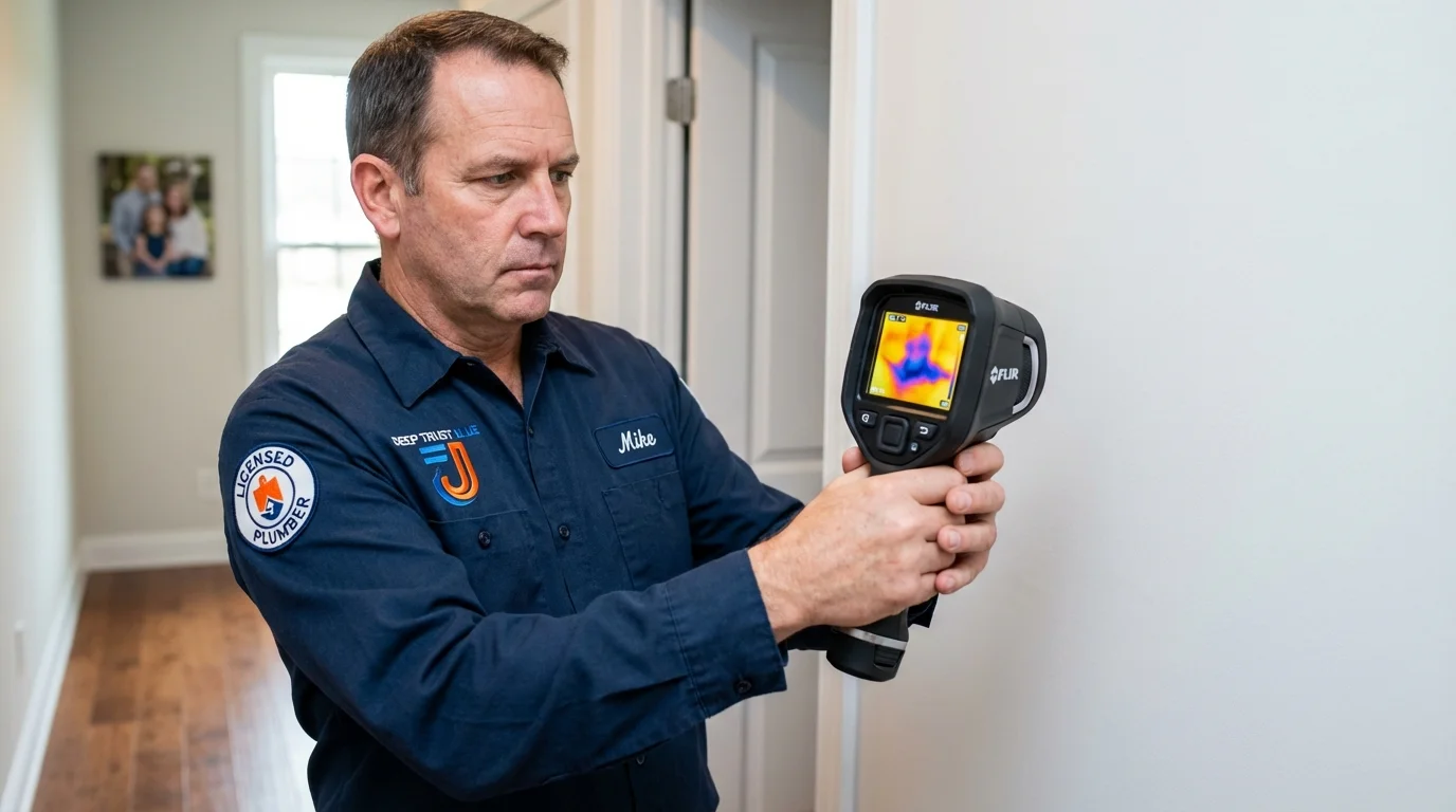 Thermal imaging leak detection by Johns Plumbing LLC in Rock Springs